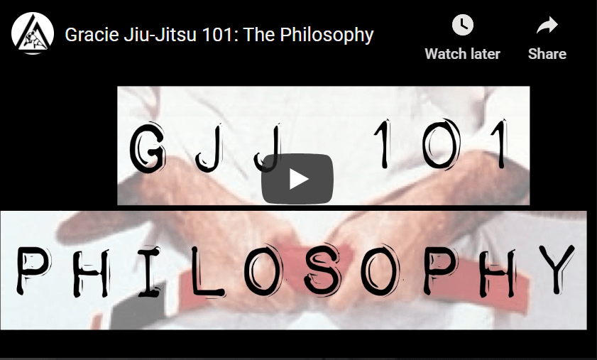 Gracie Jiu-Jitsu 101: The Philosophy